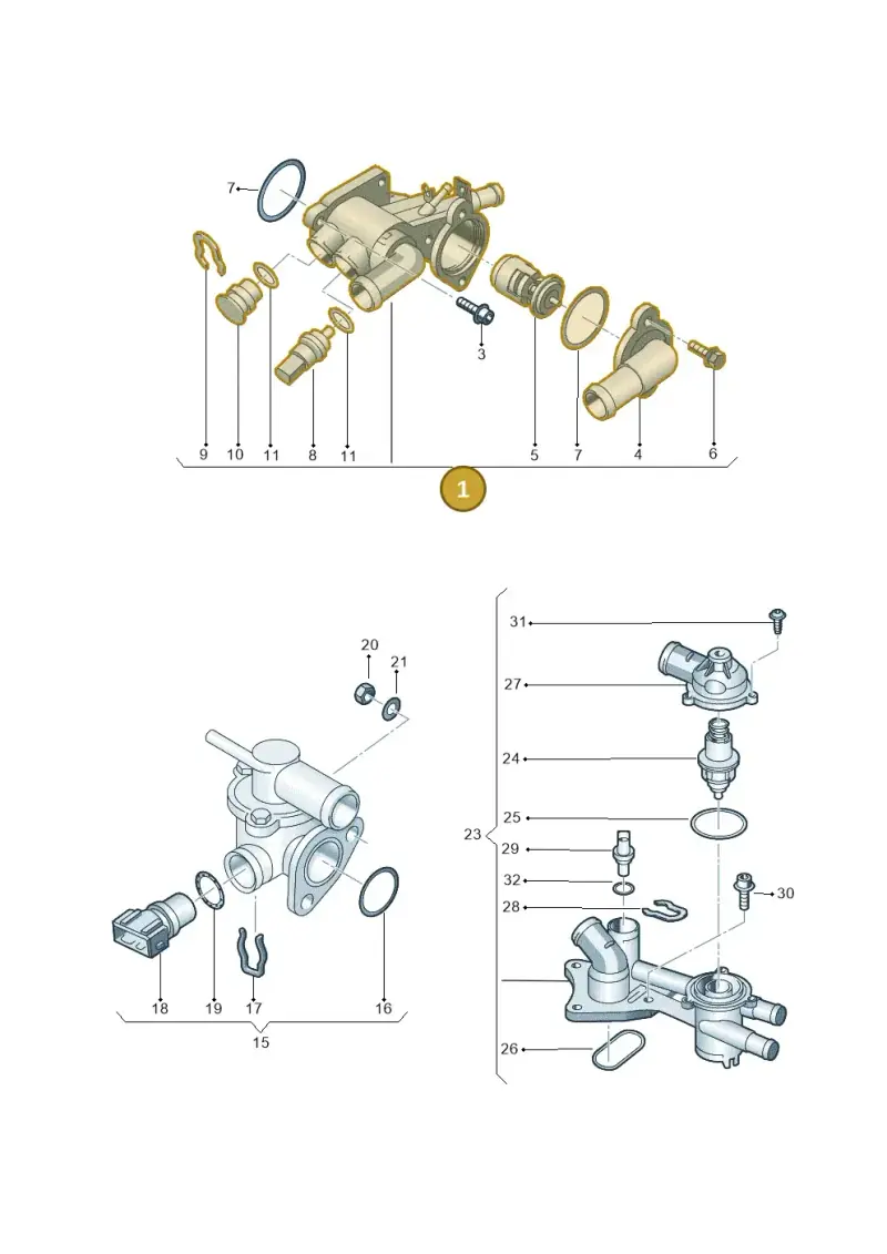 032121111AP — Skoda FABIA/COMBI            05> (2004-) diagram 225121750, position 1