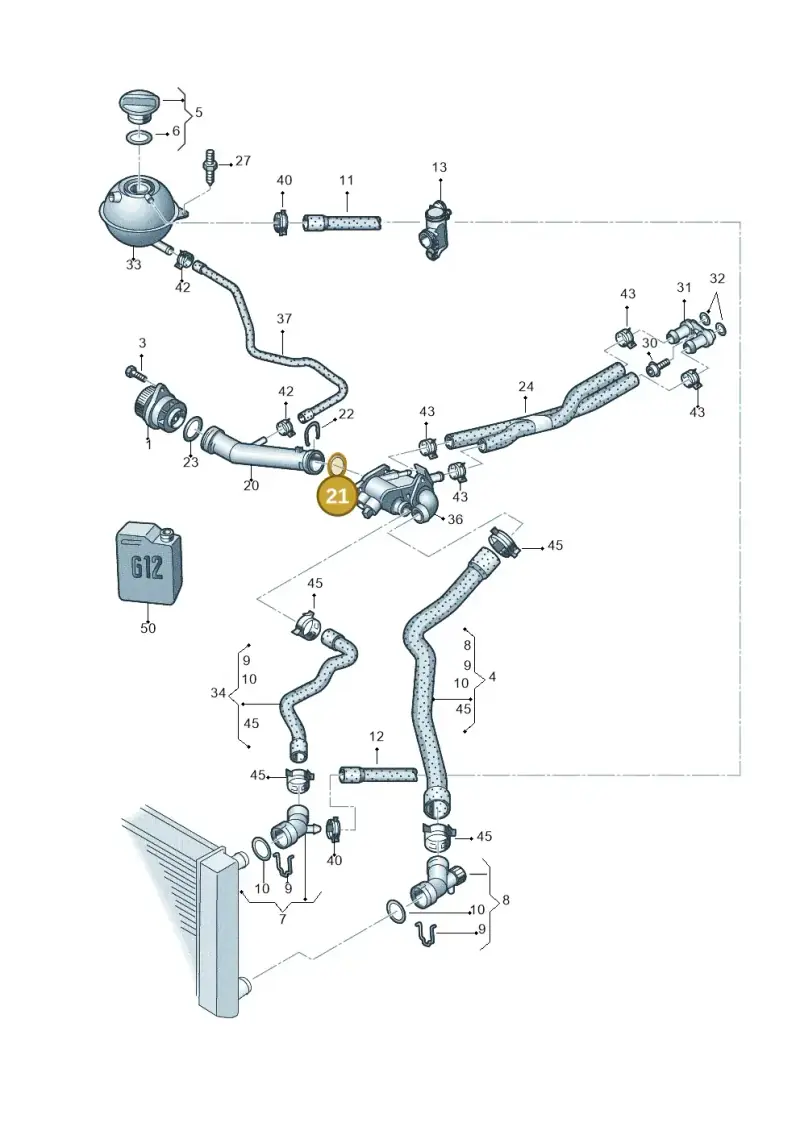 032121666 — Skoda Roomster (2010-2015) diagram 481121300, position 21