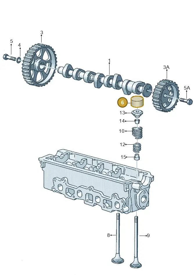 034109309AD — Skoda FABIA/COMBI            05> (2004-) diagram 121109050, position 6