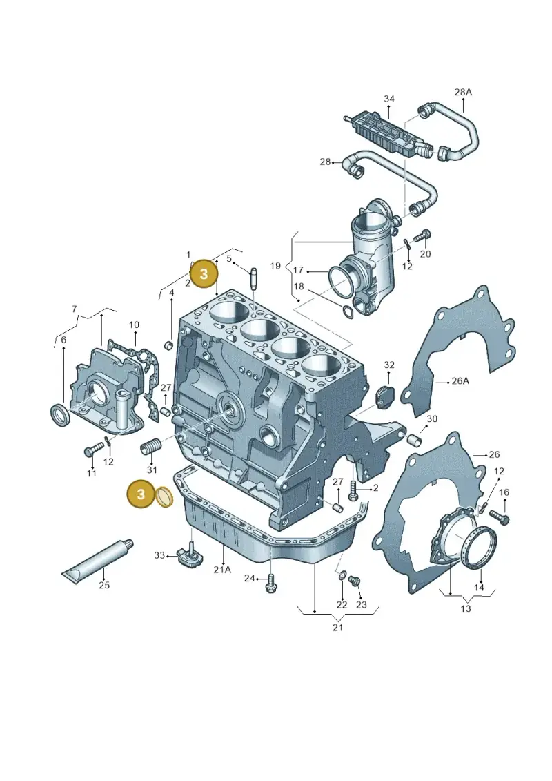 036103113 — Skoda Octavia ambiente (2008-2013) diagram 474103000, position 3