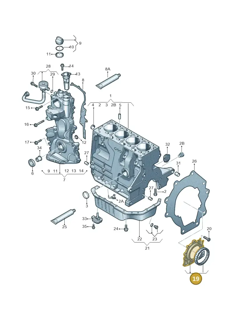 036103171B — Skoda Superb (2013-2015) diagram 474103050, position 19