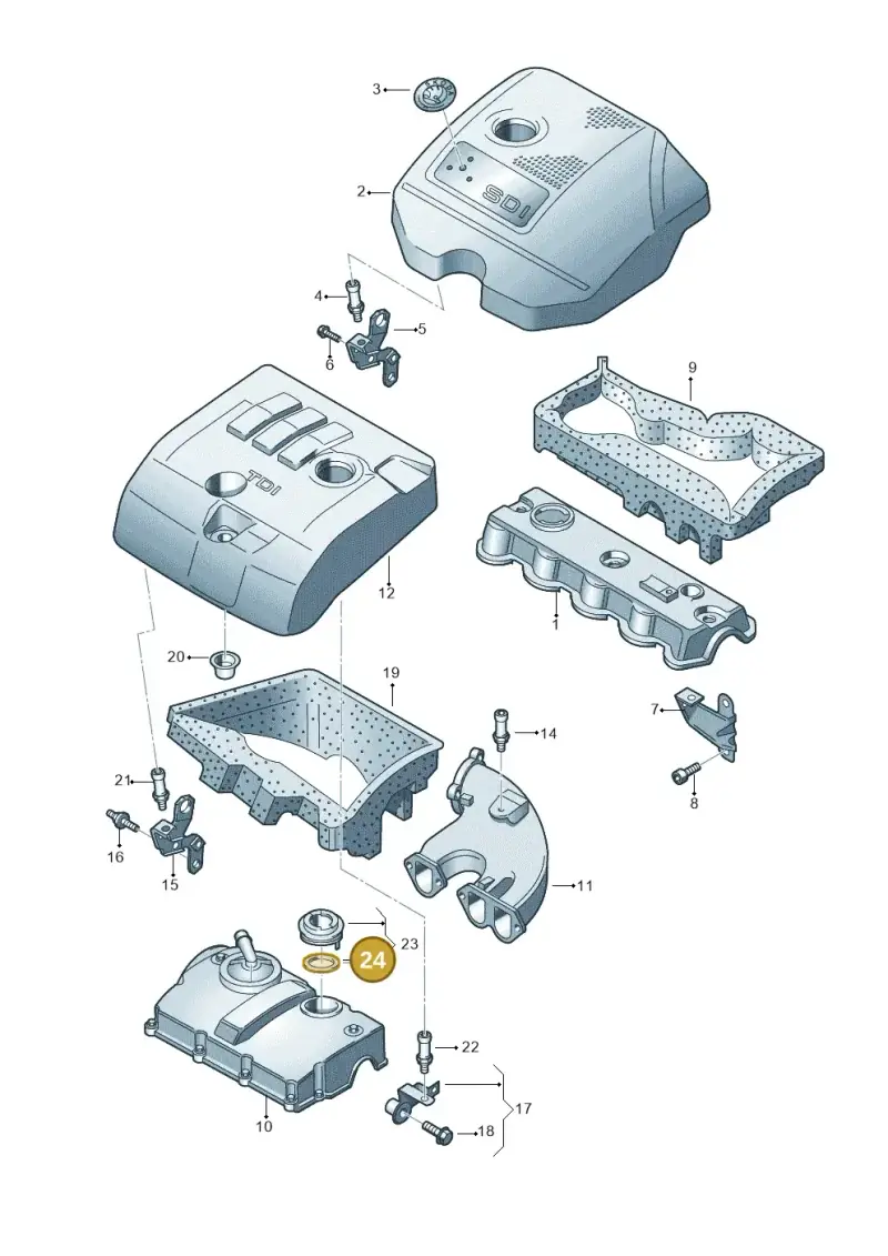 038115315 — Skoda ROOMSTER               06> (2006-) diagram 608103650, position 24