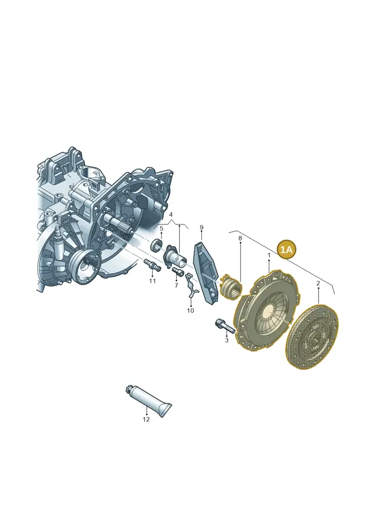 038198141P — Skoda Roomster (2010-2015) diagram 201141400, position 1A