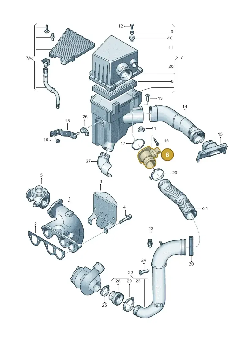 038906461B — Skoda Fabia Ambiente (2009-2013) diagram 253129200, position 6