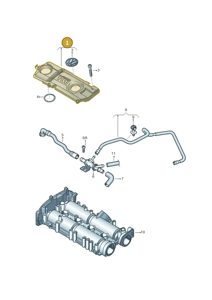03C103925CE — Skoda Yeti (2013-2017) diagram 625103790, position 1