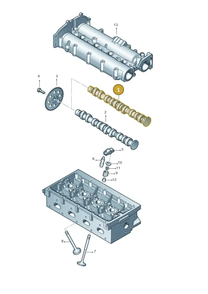 03C109101CP — Skoda Fabia Ambiente (2009-2013) diagram 253109150, position 1