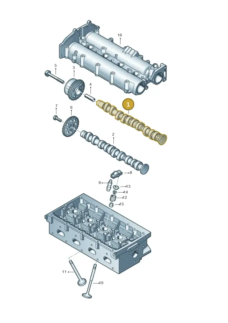 03C109101CP — Skoda Rapid (2012-2022) diagram 409109150, position 1
