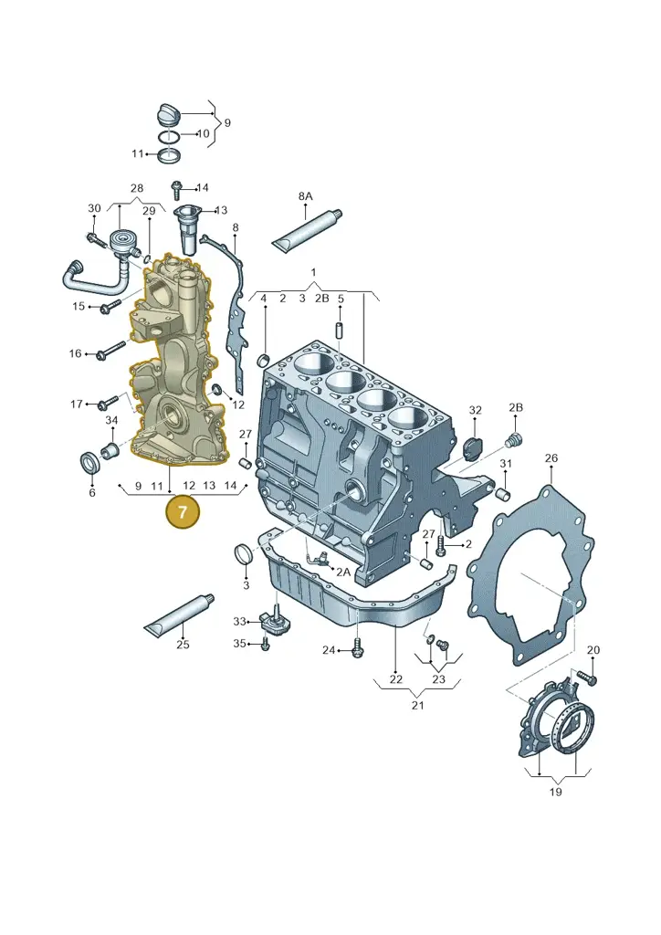 03C109210CN — Skoda Rapid (2012-2022) diagram 474103050, position 7