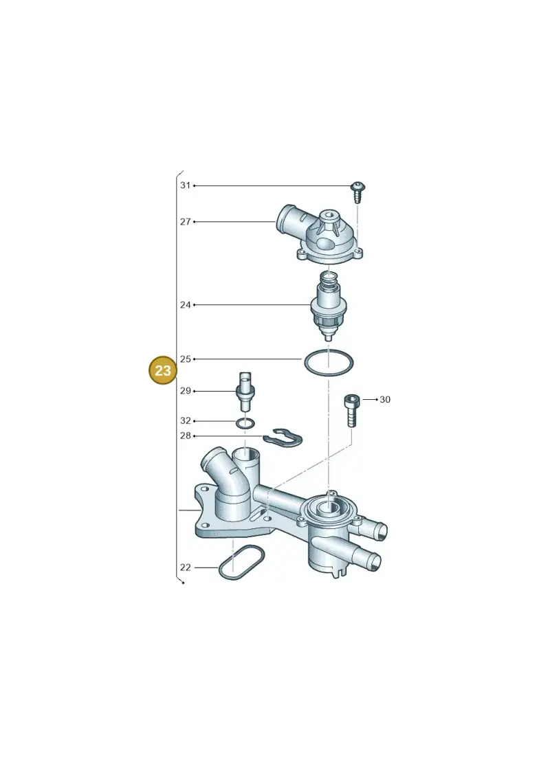 03C121111B — Skoda Rapid (2012-2022) diagram 740121044, position 23