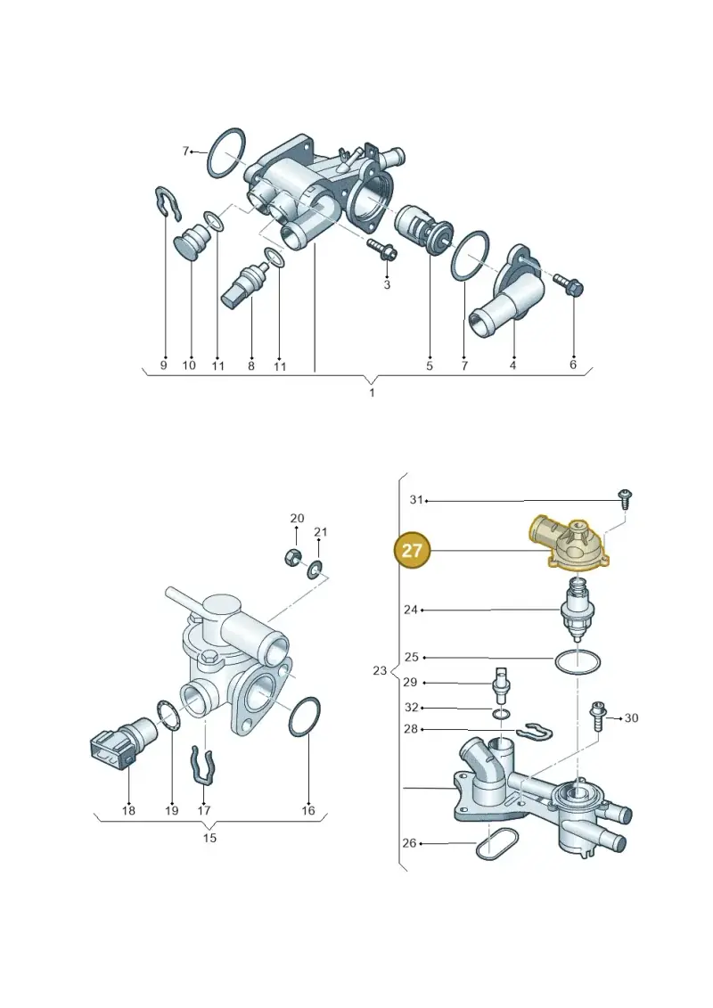 03C121121C — Skoda Roomster (2010-2015) diagram 225121750, position 27