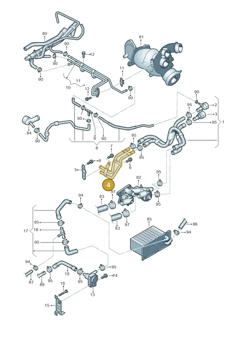 03C121151D — Skoda Yeti (2013-2017) diagram 649121110, position 4