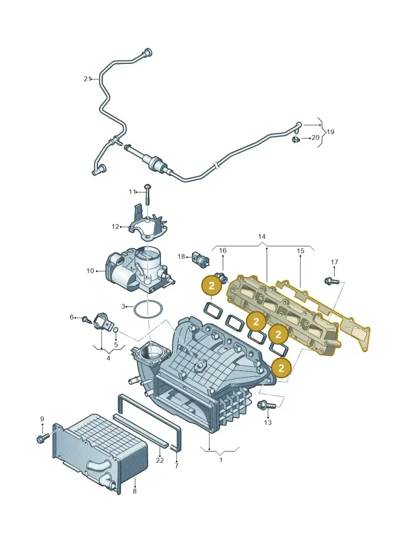 03C129717A — Skoda Yeti (2013-2017) diagram 625133170, position 2