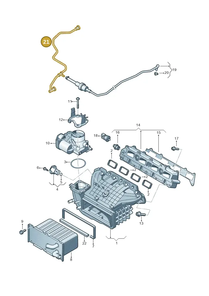 03C133514AR — Skoda Rapid (2012-2022) diagram 625133170, position 21