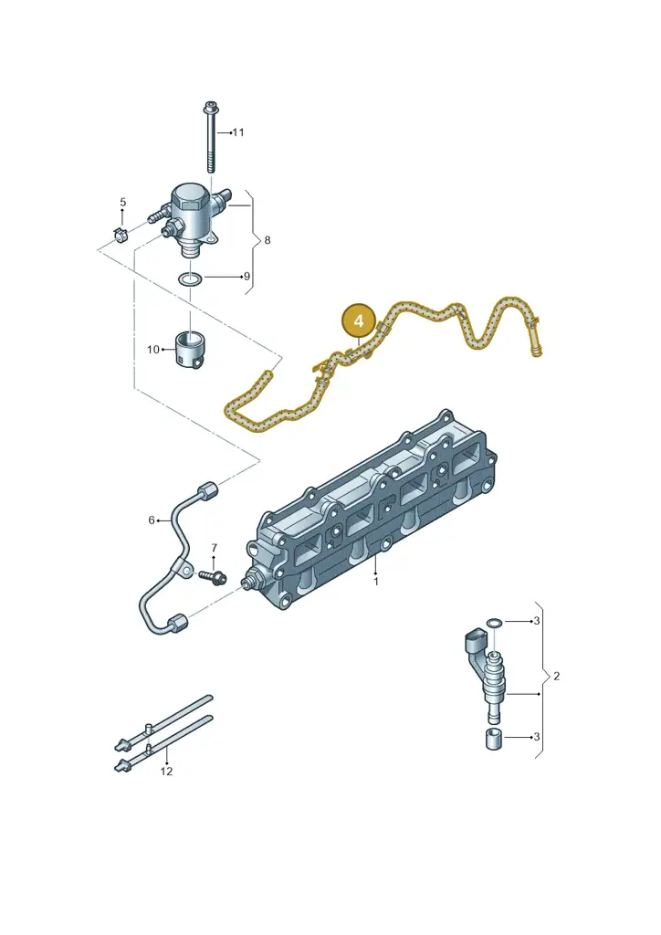 03C133723BL — Skoda Rapid (2012-2022) diagram 649133530, position 4