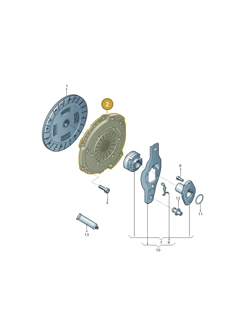 03C141025E — Skoda Fabia Jingrui (2008-2014) diagram 446141200, position 2