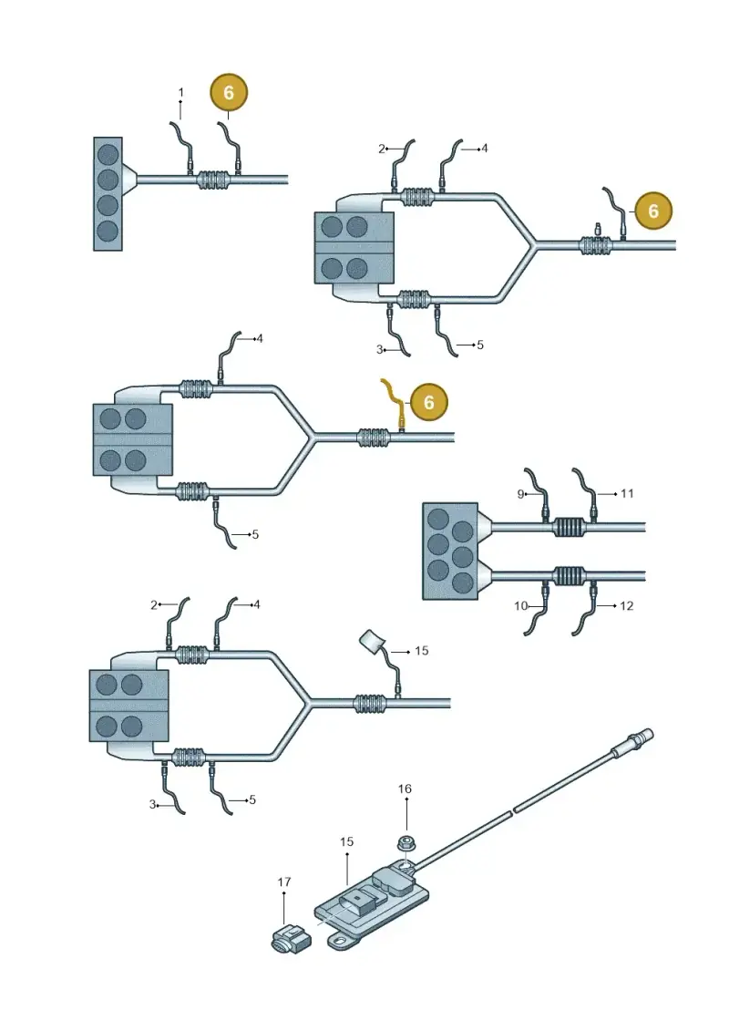03C906262 — Skoda Roomster (2010-2015) diagram 419906100, position 6