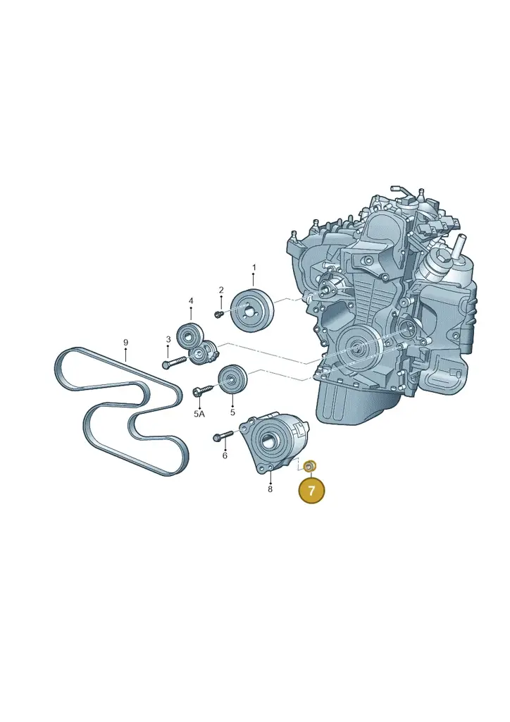 03D103232A — Skoda Rapid (2012-2022) diagram 253903150, position 7