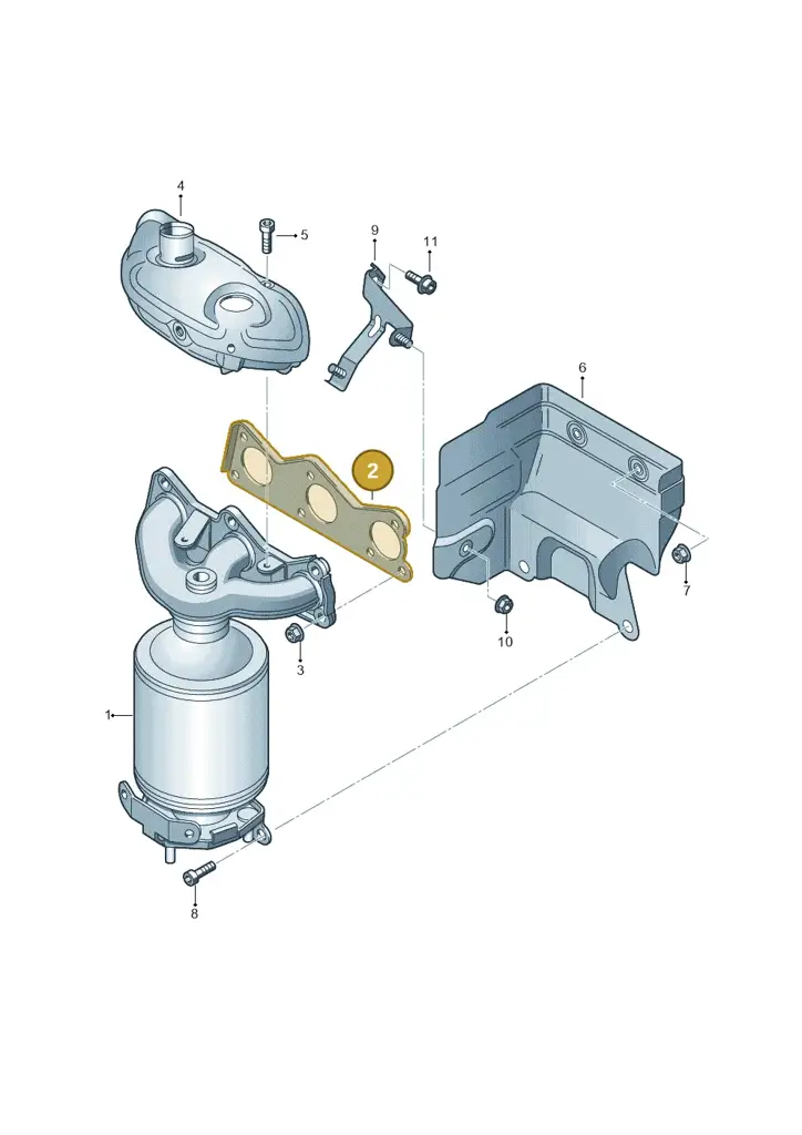 03D253039F — Skoda Fabia Scout (2010-2014) diagram 253253050, position 2