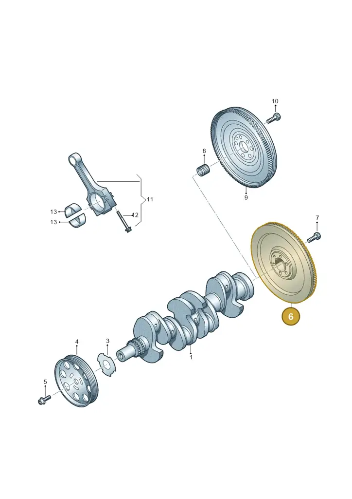 03F105266 — Skoda Yeti (2013-2017) diagram 649105010, position 6