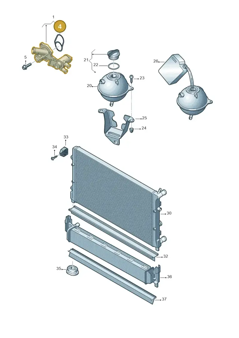 03F121119 — Skoda Rapid (2012-2022) diagram 672121810, position 4