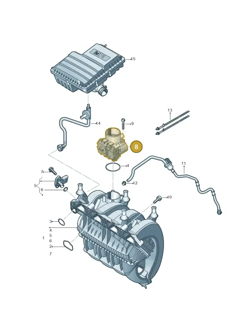 03F133062B — Skoda Fabia (2021-) diagram 781133200, position 8
