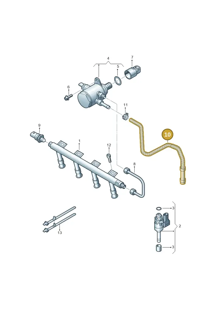 03F133723M — Skoda Rapid (2012-2022) diagram 649133500, position 10