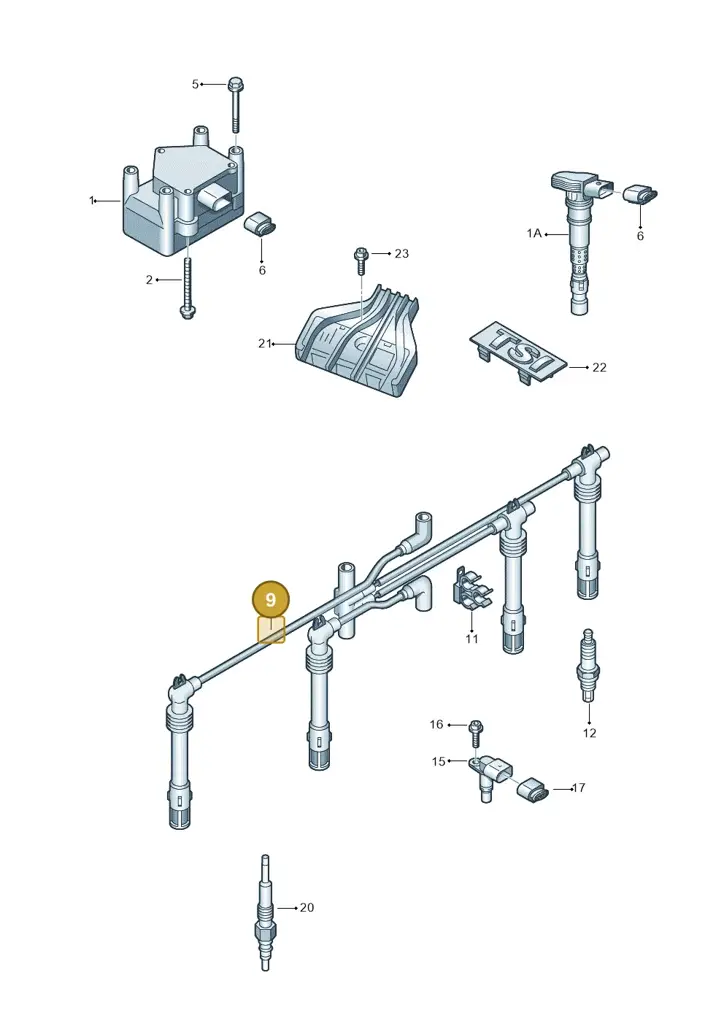 03F905430D — Skoda Rapid (2012-2022) diagram 740905000, position 9