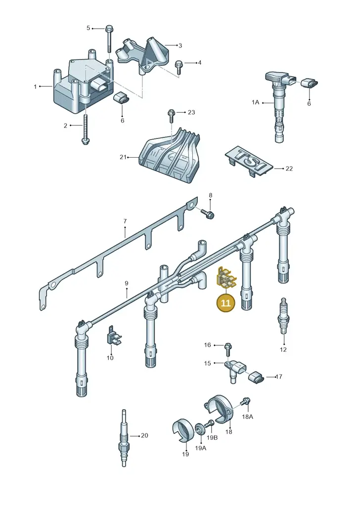 03F905471D — Skoda Yeti (2013-2017) diagram 666905050, position 11