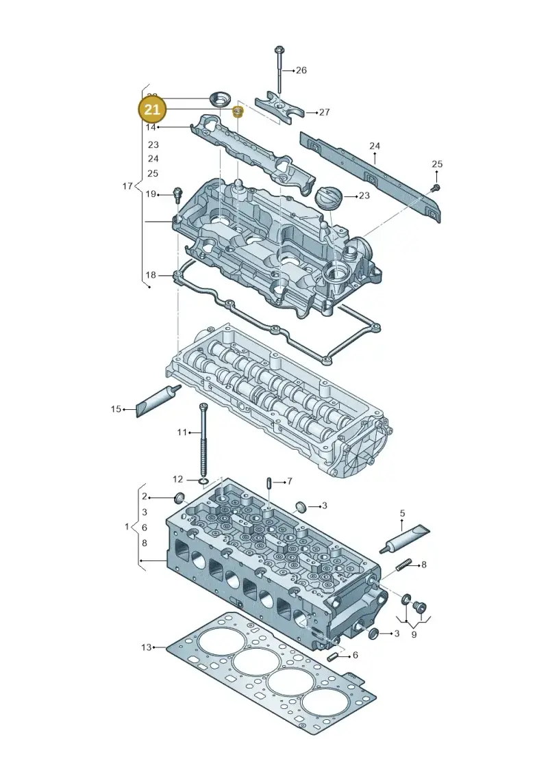 03L103487 — Skoda Kodiaq (2024-) diagram 793103066, position 21