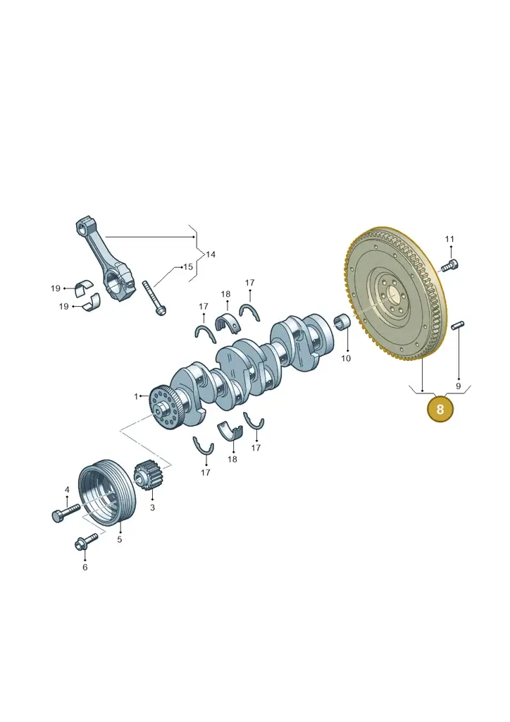 03L105266ED — Skoda Kamiq (2019-) diagram 884105500, position 8