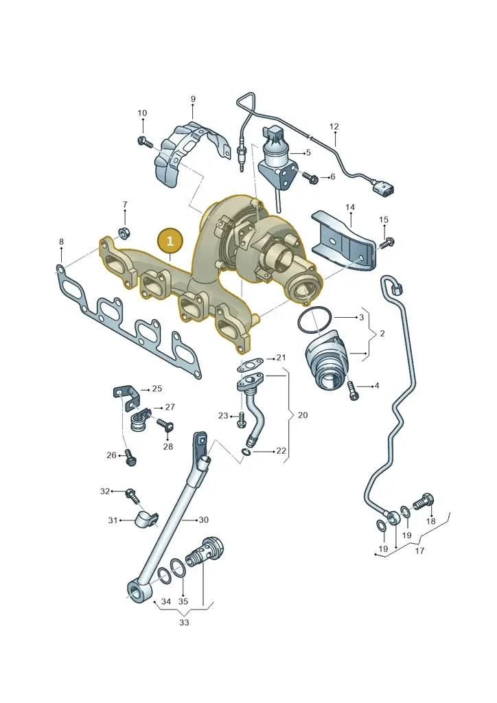 03L253056R — Skoda Rapid (2012-2022) diagram 650145750, position 1