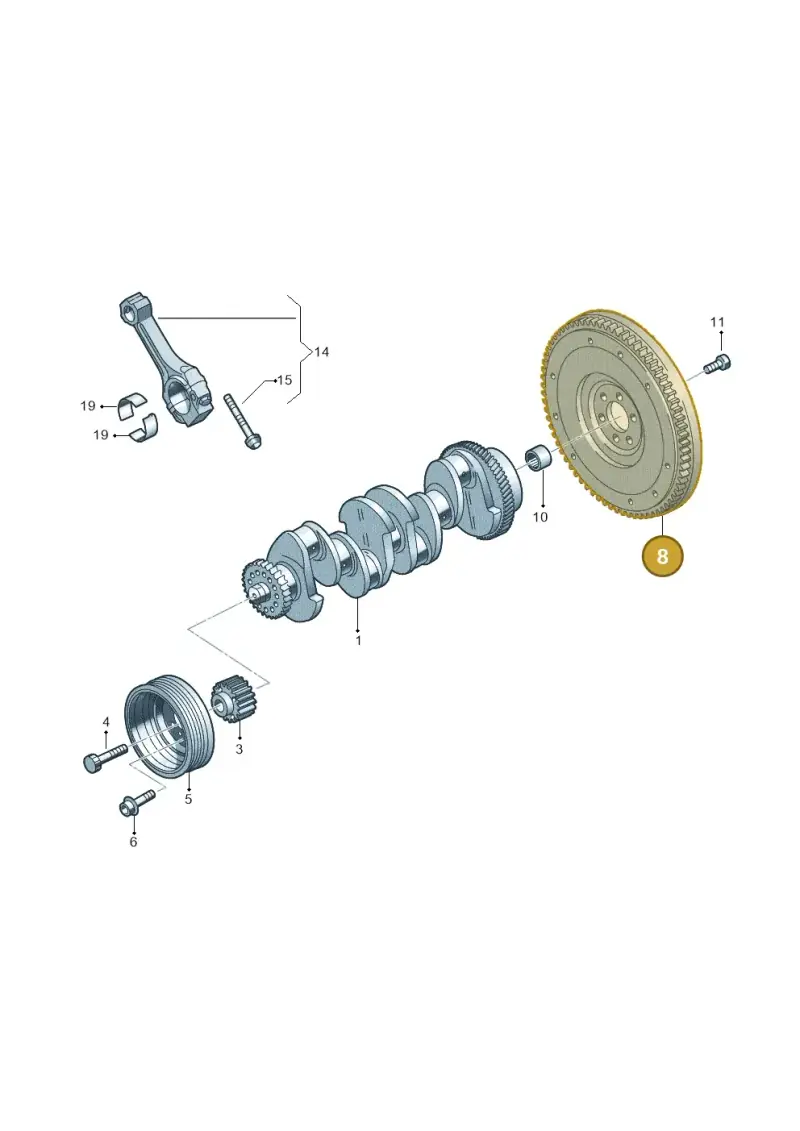 03N105266H — Skoda Kodiaq (2016-2024) diagram 869105700, position 8