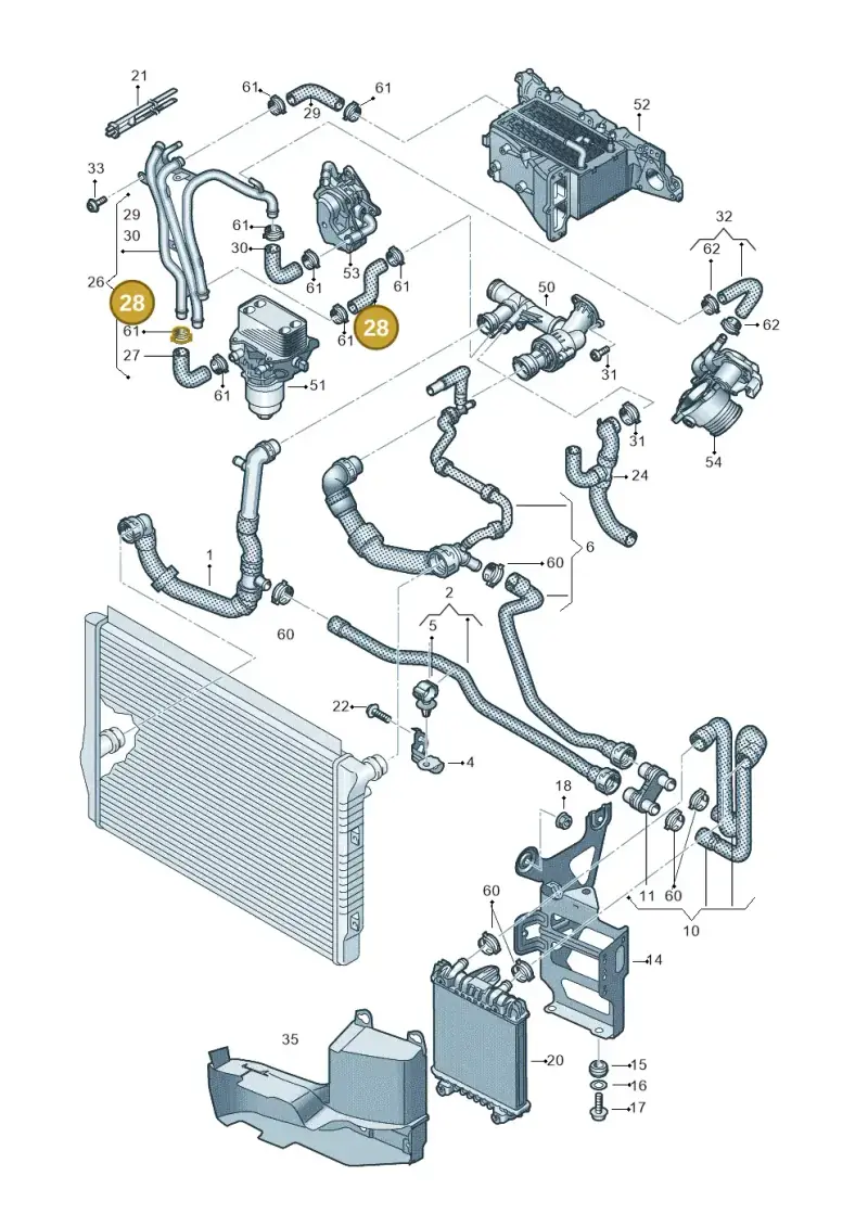 03N121049A — Skoda Kodiaq (2016-2024) diagram 884000060, position 28