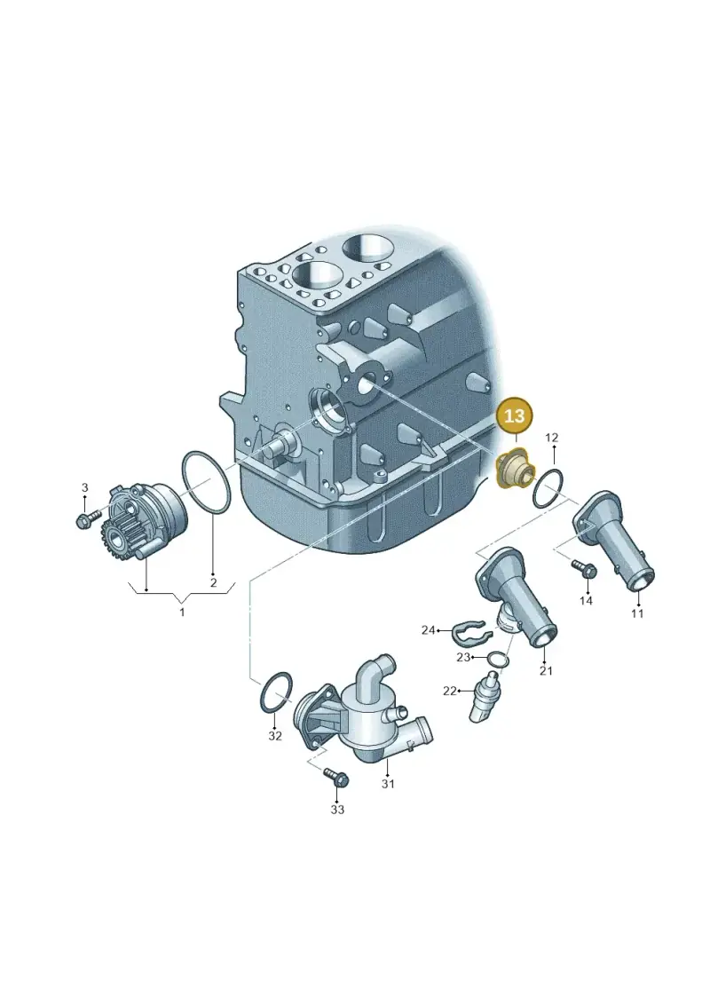 044121113 — Skoda Superb comfort (2008-2013) diagram 649121090, position 13