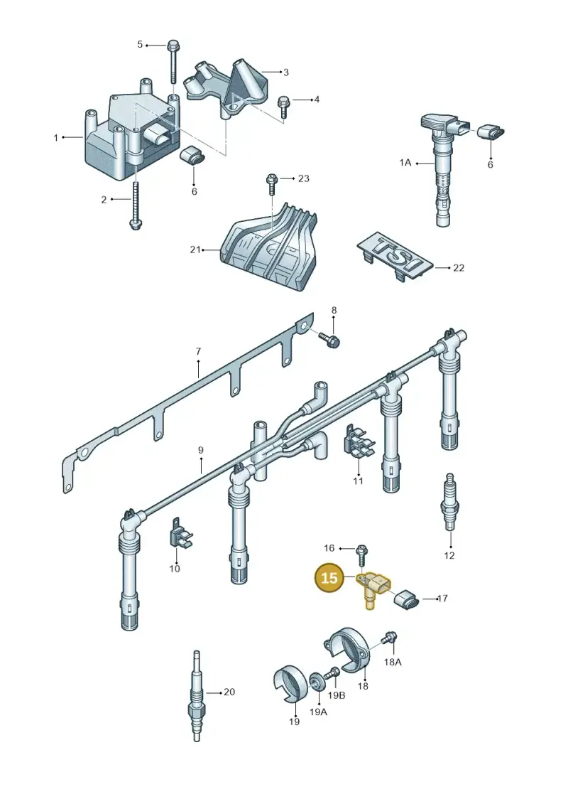 045957147B — Skoda Fabia Ambiente (2009-2013) diagram 666905050, position 15