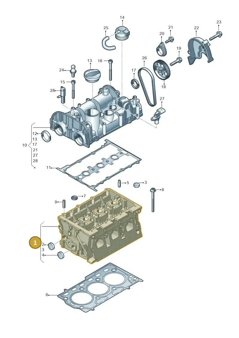 04C103063AB — Skoda Fabia (2014-2022) diagram 723103500, position 1