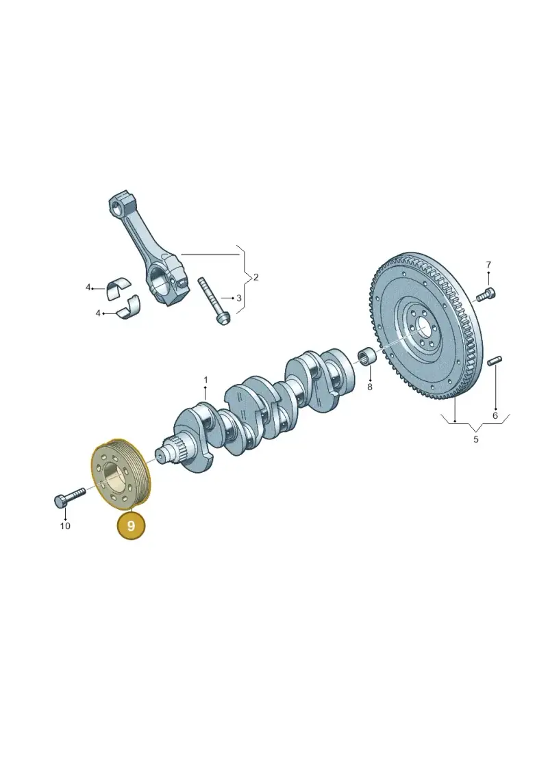 04C105243D — Skoda Fabia (2021-) diagram 890105140, position 9