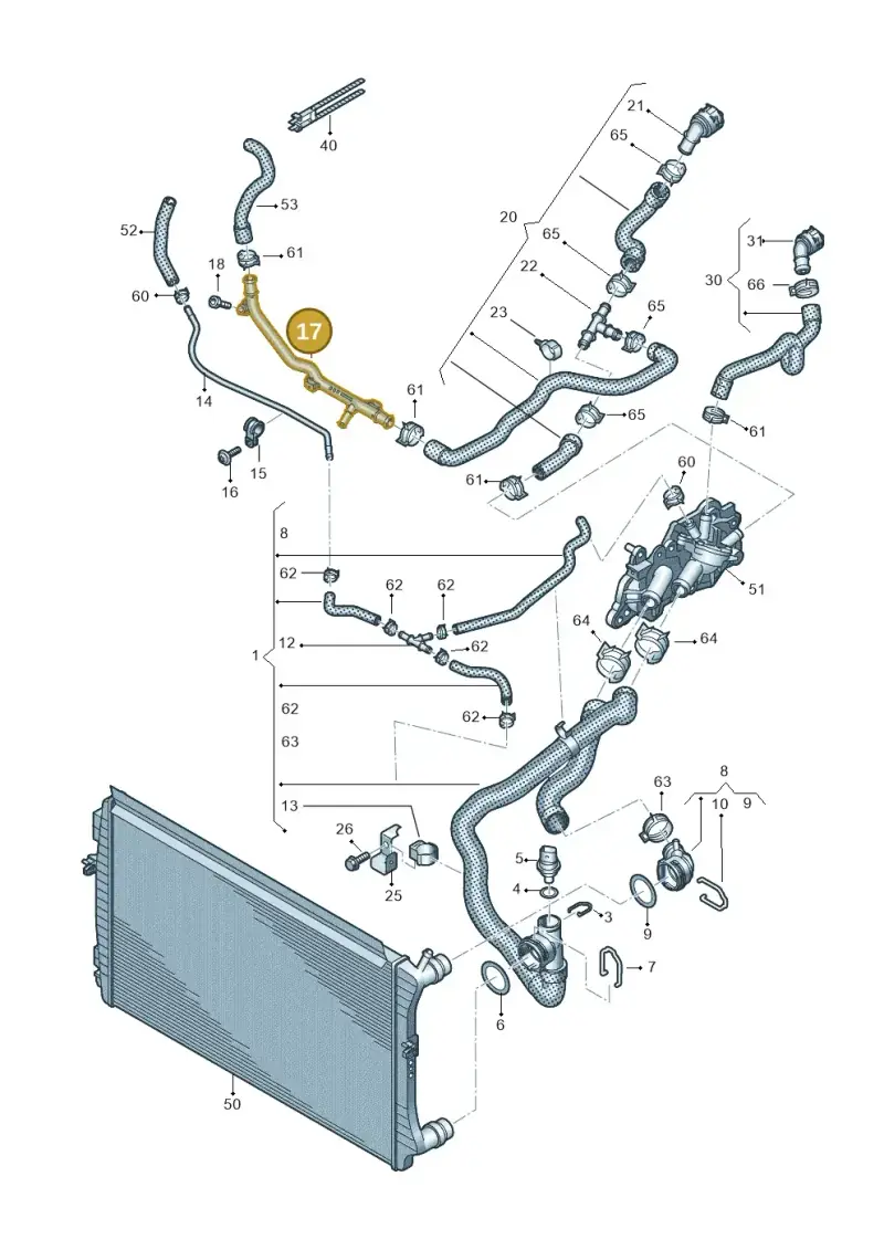 04C121070B — Skoda Kamiq (2019-) diagram 837121010, position 17