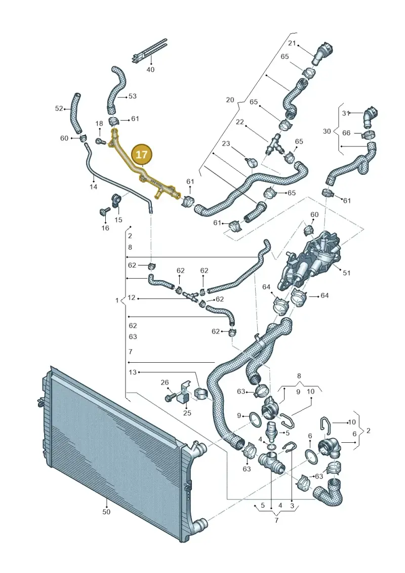 04C121070B — Skoda Kamiq (2019-) diagram 837121020, position 17