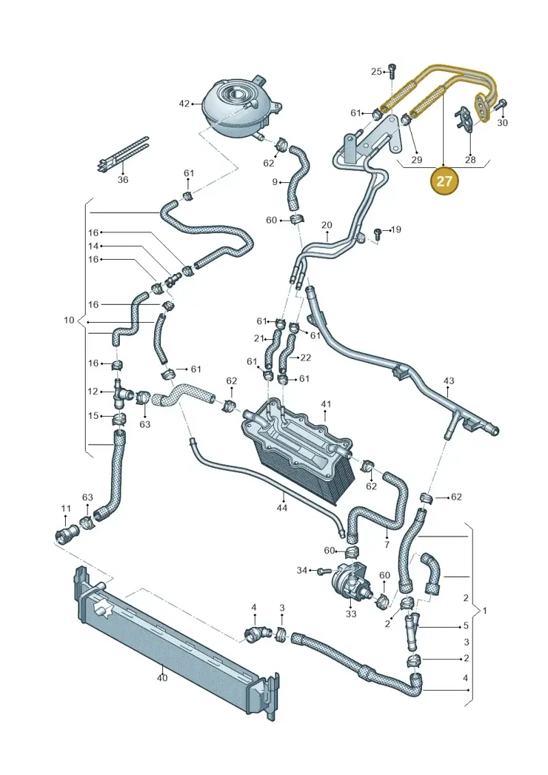04C122447B — Skoda Kamiq (2019-) diagram 837121000, position 27