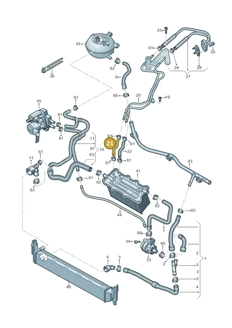 04C122447P — Skoda Kamiq (2019-) diagram 837121060, position 21