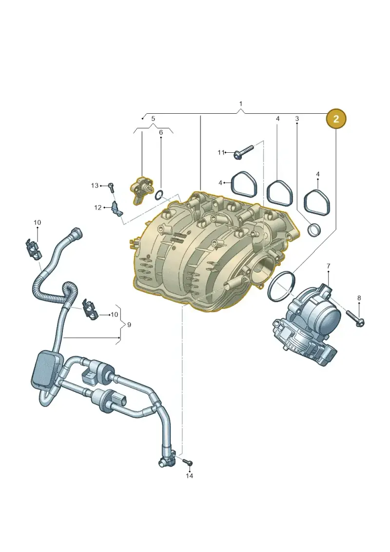 04C133073B — Skoda Fabia (2021-) diagram 837133020, position 2