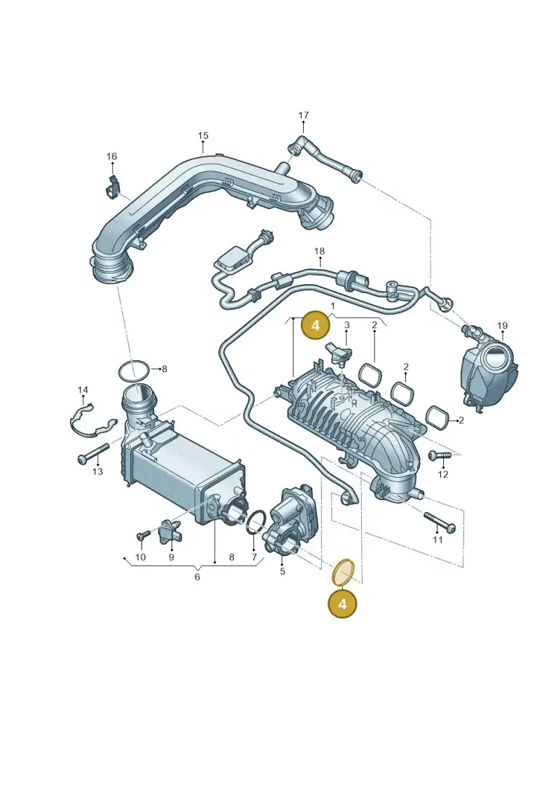 04C133073E — Skoda Fabia (2021-) diagram 596133505, position 4
