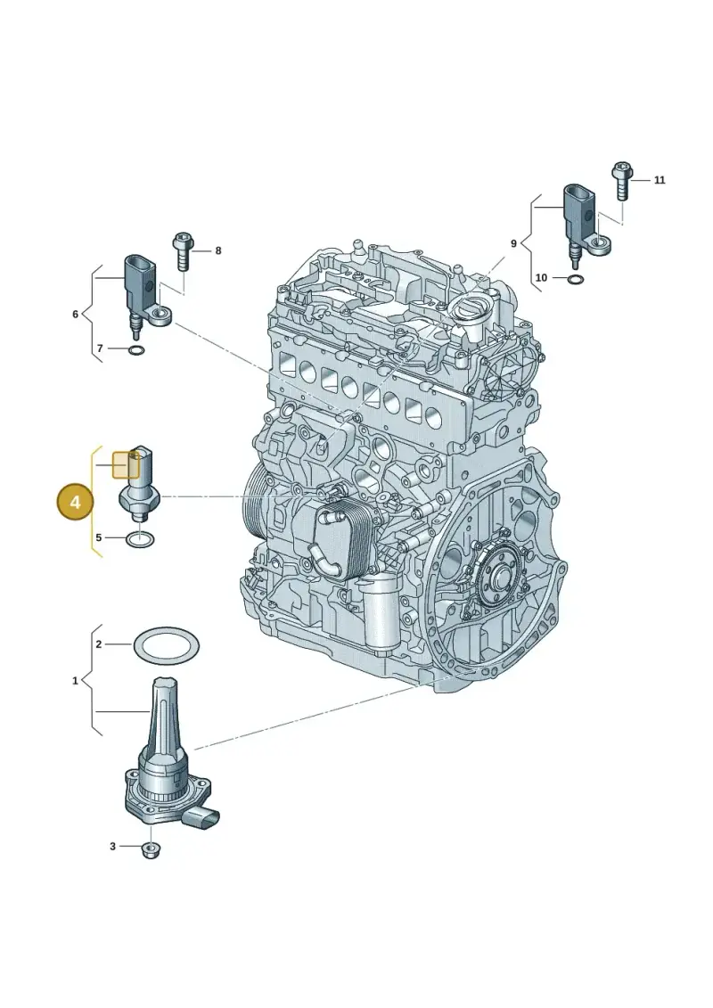 04C906060C — Skoda Kodiaq (2024-) diagram 907660013, position 4