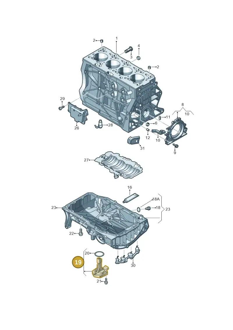 04C907660A — Skoda Kamiq (2019-) diagram 827103070, position 19