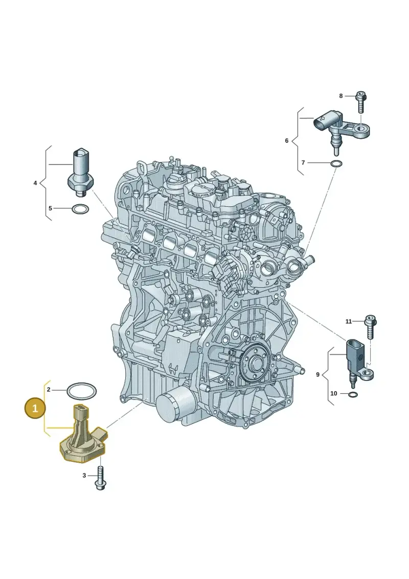 04C907660A — Skoda Kodiaq (2024-) diagram 907660006, position 1