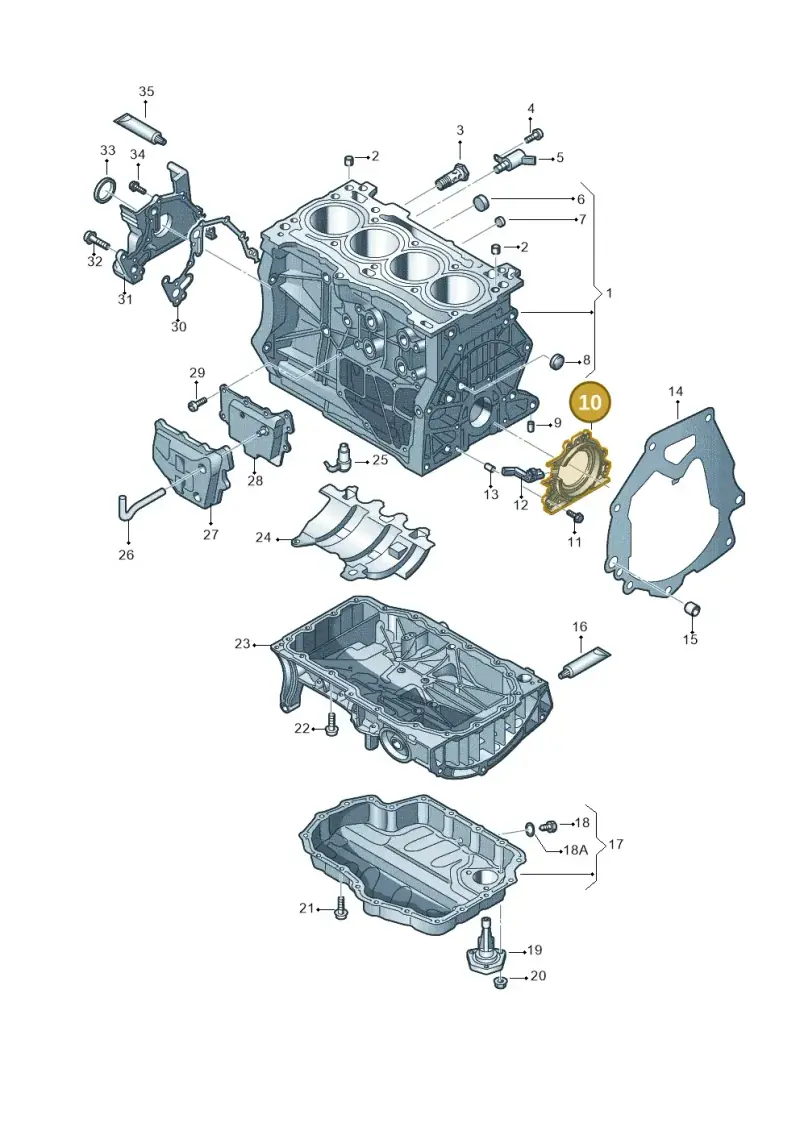 04E103170Q — Skoda Octavia (2019-2024) diagram 747103120, position 10