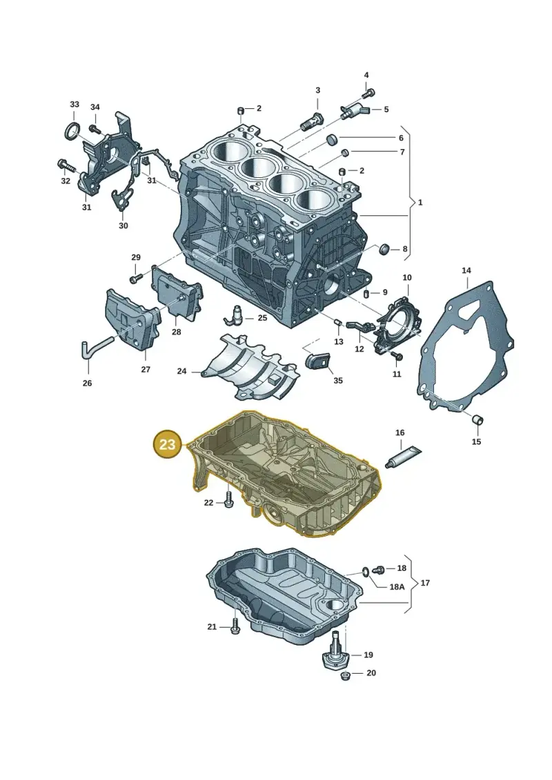 04E103601AC — Skoda Kodiaq (2024-) diagram 57x103020, position 23