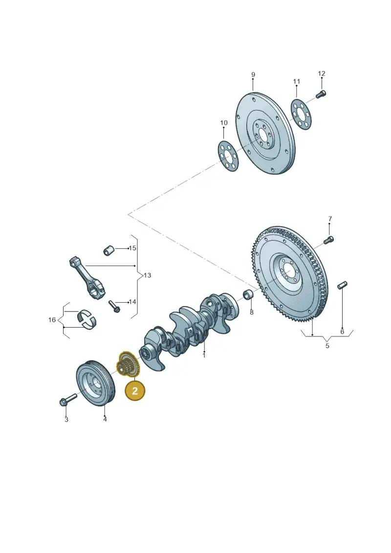 04E105209A — Skoda Kamiq (2019-) diagram 781105070, position 2
