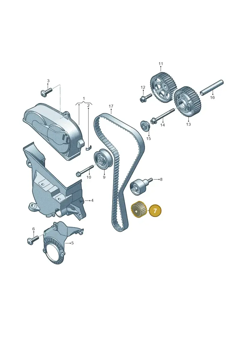 04E105263D — Skoda Fabia (2021-) diagram 723109300, position 7